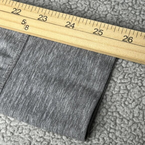Lululemon Jacket Womens XS Gray 1/2 Zip Thumbholes Mesh Lined Running Yoga - Picture 10 of 13